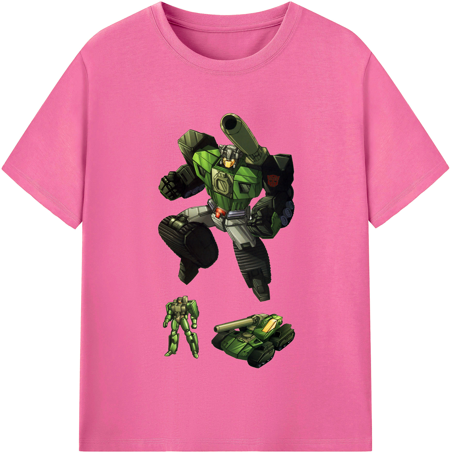 （画像用）  レディースカジュアルプリントTシャツ（綿100％）